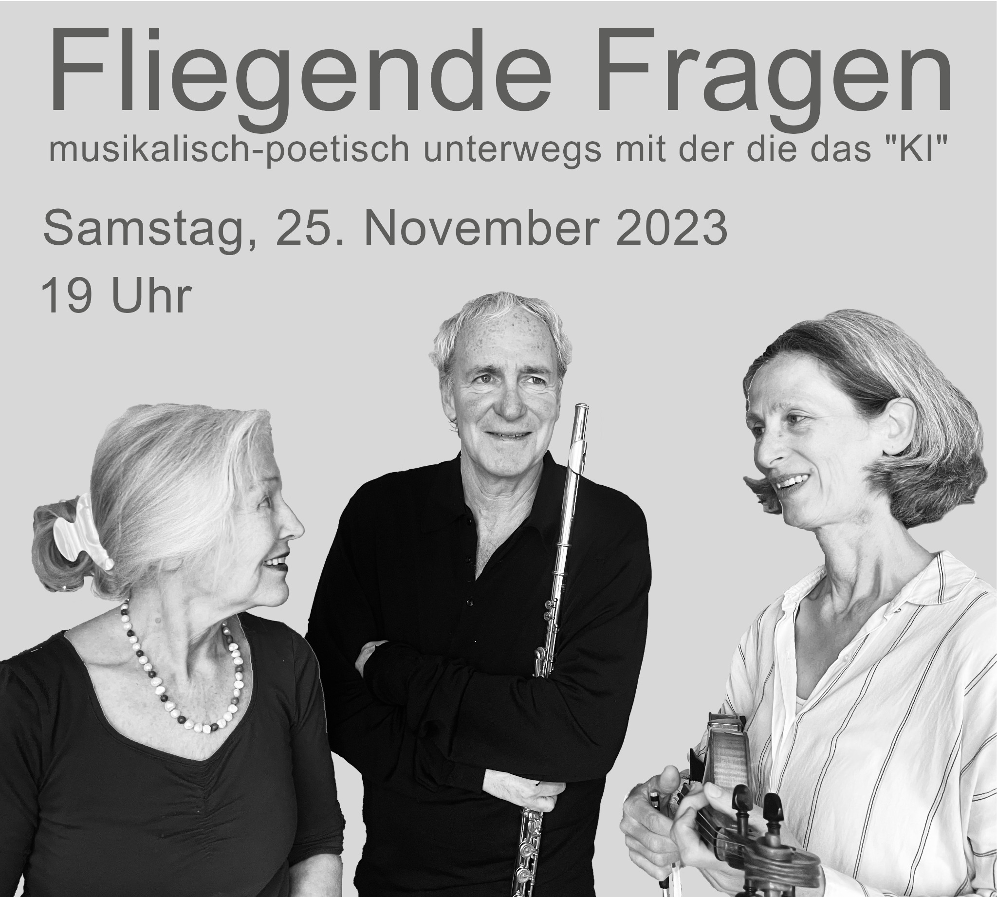 Lesung Fliegende Fragen